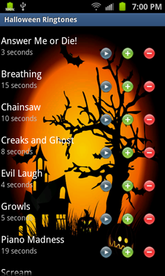 Halloween Ringtones Screenshots